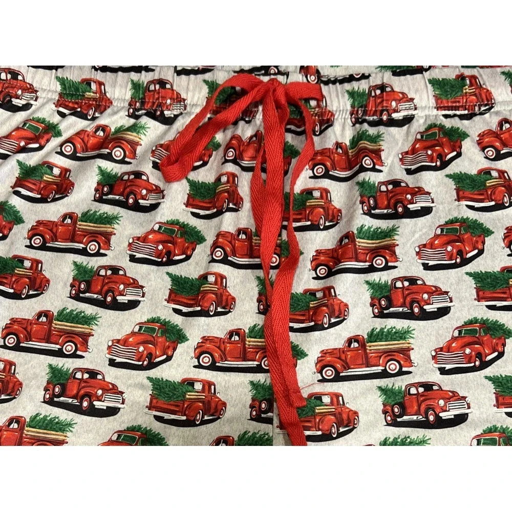 New Simply Southern Christmas Red Truck Pajama Pants Womens Lounge Stretch‎ XL